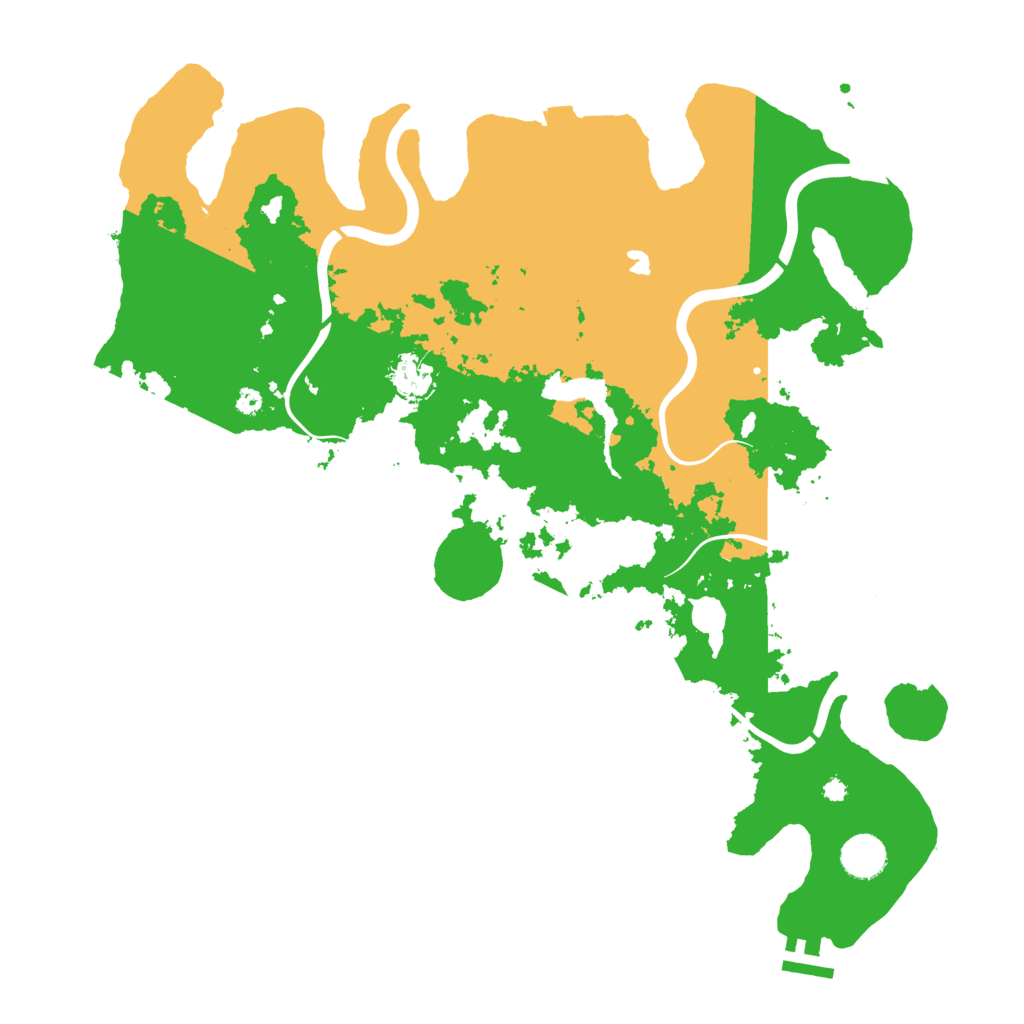 Biome Rust Map: Procedural Map, Size: 4000, Seed: 109469806