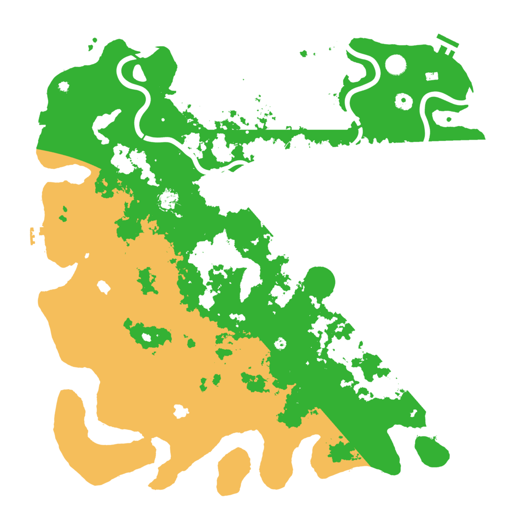 Biome Rust Map: Procedural Map, Size: 4500, Seed: 1120109074