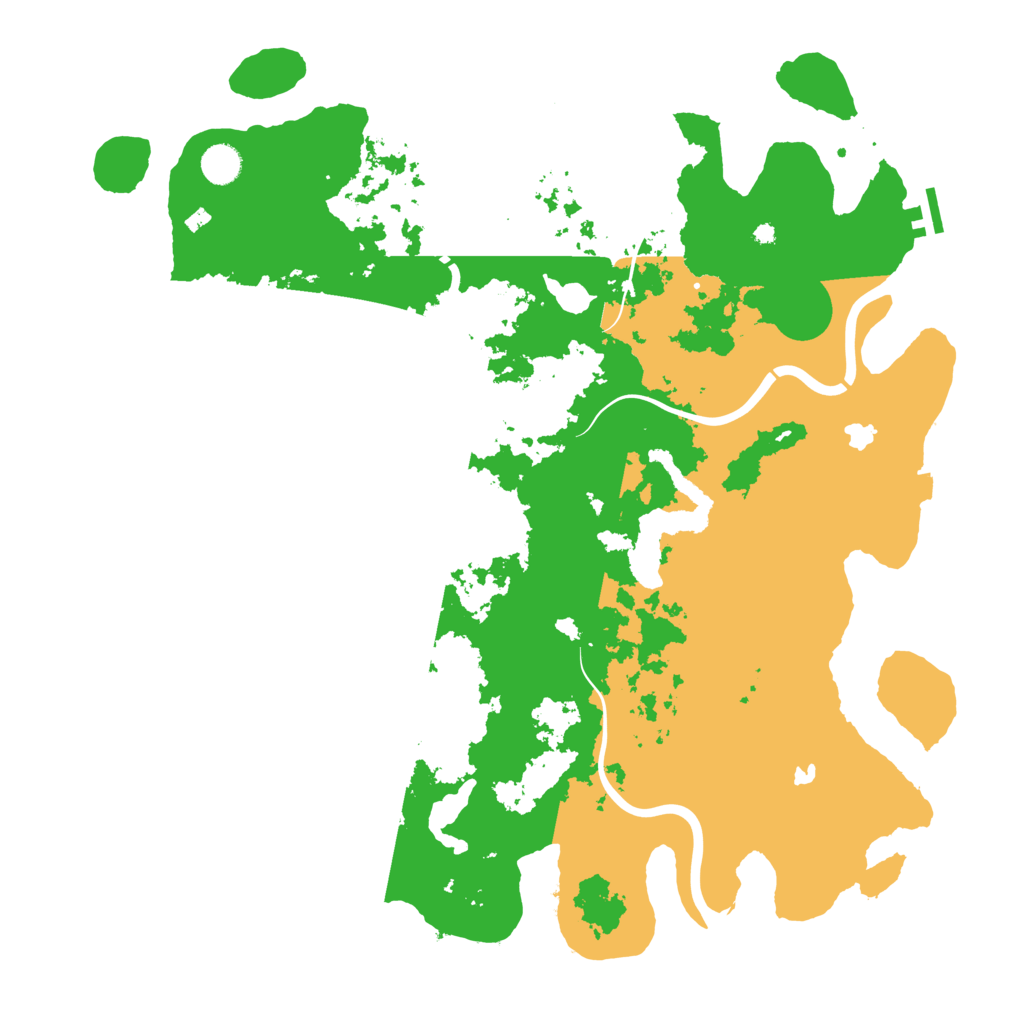 Biome Rust Map: Procedural Map, Size: 4500, Seed: 1400126592