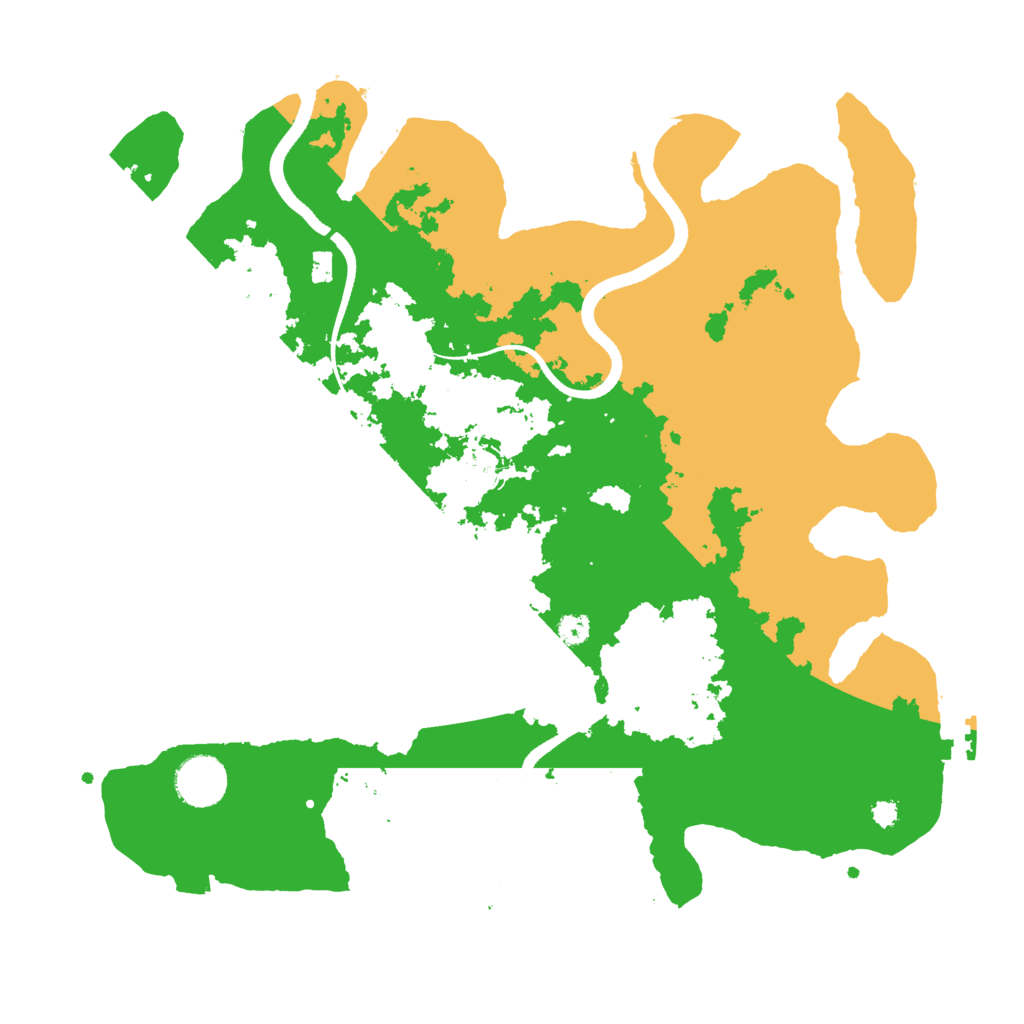 Biome Rust Map: Procedural Map, Size: 3500, Seed: 1373074966