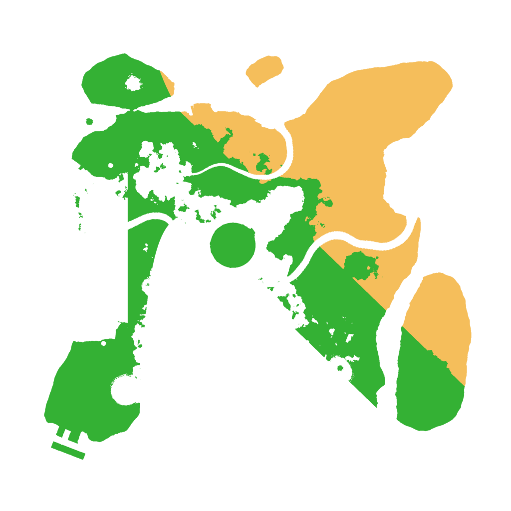 Biome Rust Map: Procedural Map, Size: 3000, Seed: 623721840