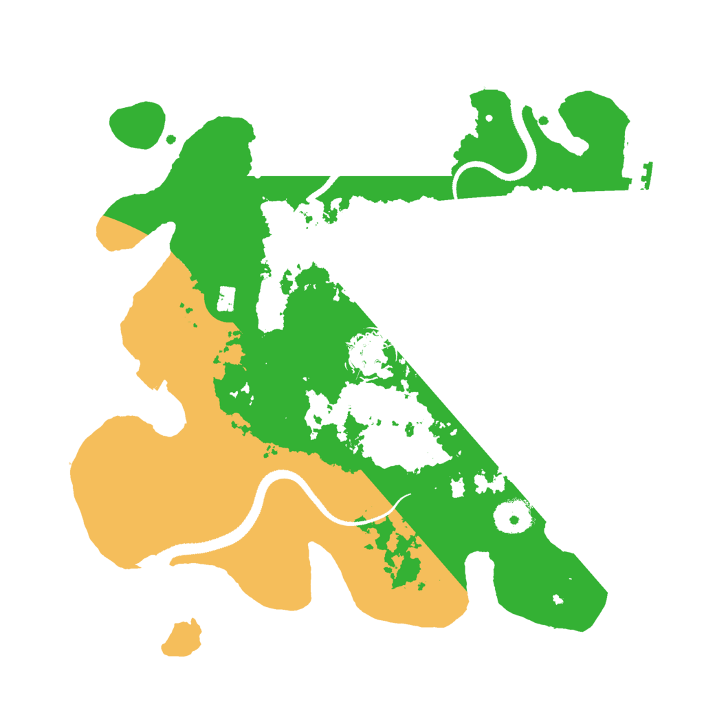 Biome Rust Map: Procedural Map, Size: 3000, Seed: 8757474
