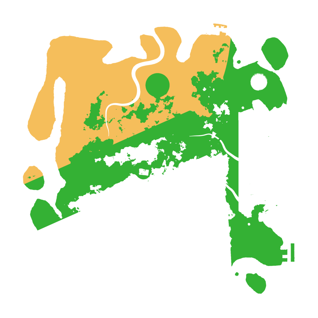 Biome Rust Map: Procedural Map, Size: 3500, Seed: 1247747605