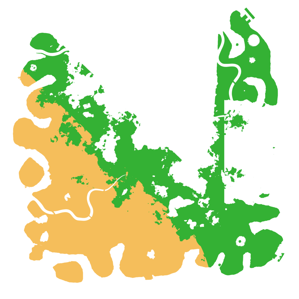 Biome Rust Map: Procedural Map, Size: 4500, Seed: 482031643