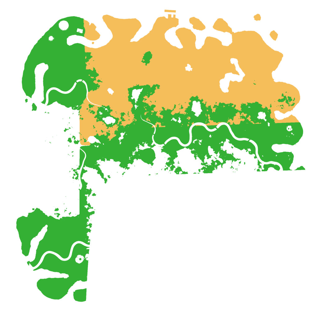 Biome Rust Map: Procedural Map, Size: 5696, Seed: 3141