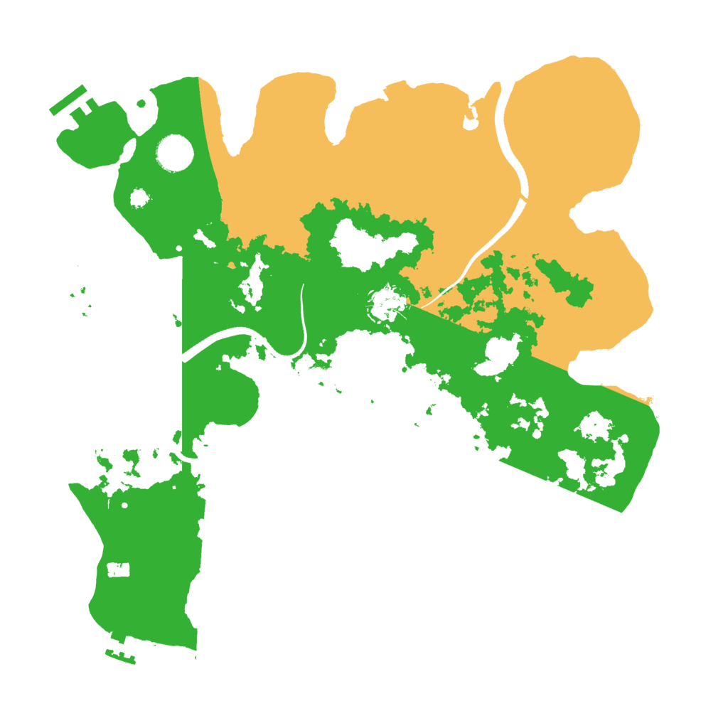 Biome Rust Map: Procedural Map, Size: 3500, Seed: 1561252362
