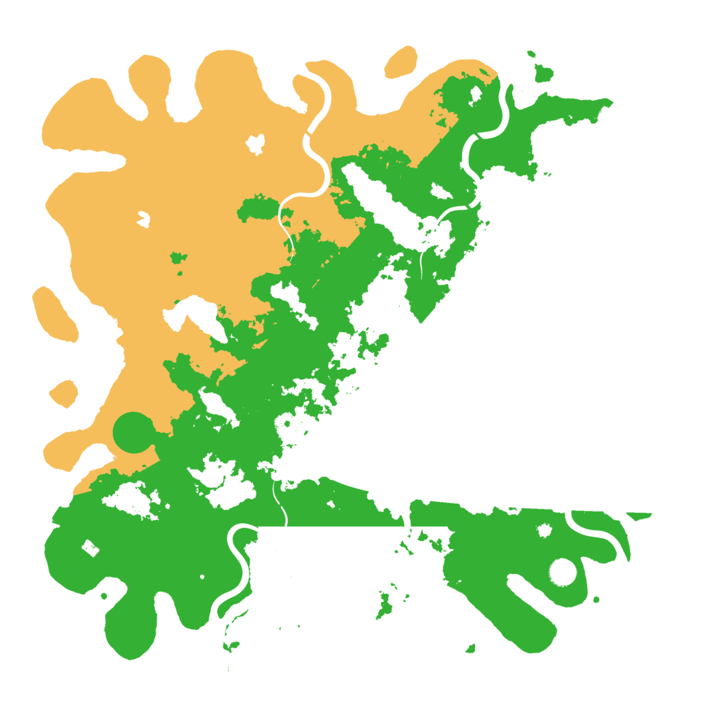 Biome Rust Map: Procedural Map, Size: 4500, Seed: 416099334