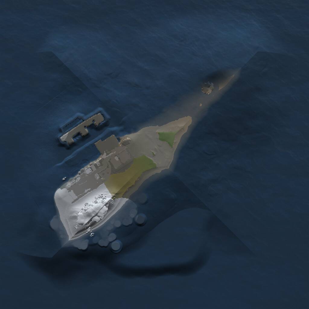 Rust Map: Procedural Map, Size: 1000, Seed: 1565553525, 2 Monuments