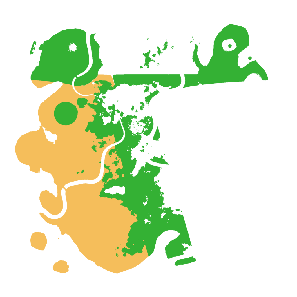 Biome Rust Map: Procedural Map, Size: 3350, Seed: 1597883771
