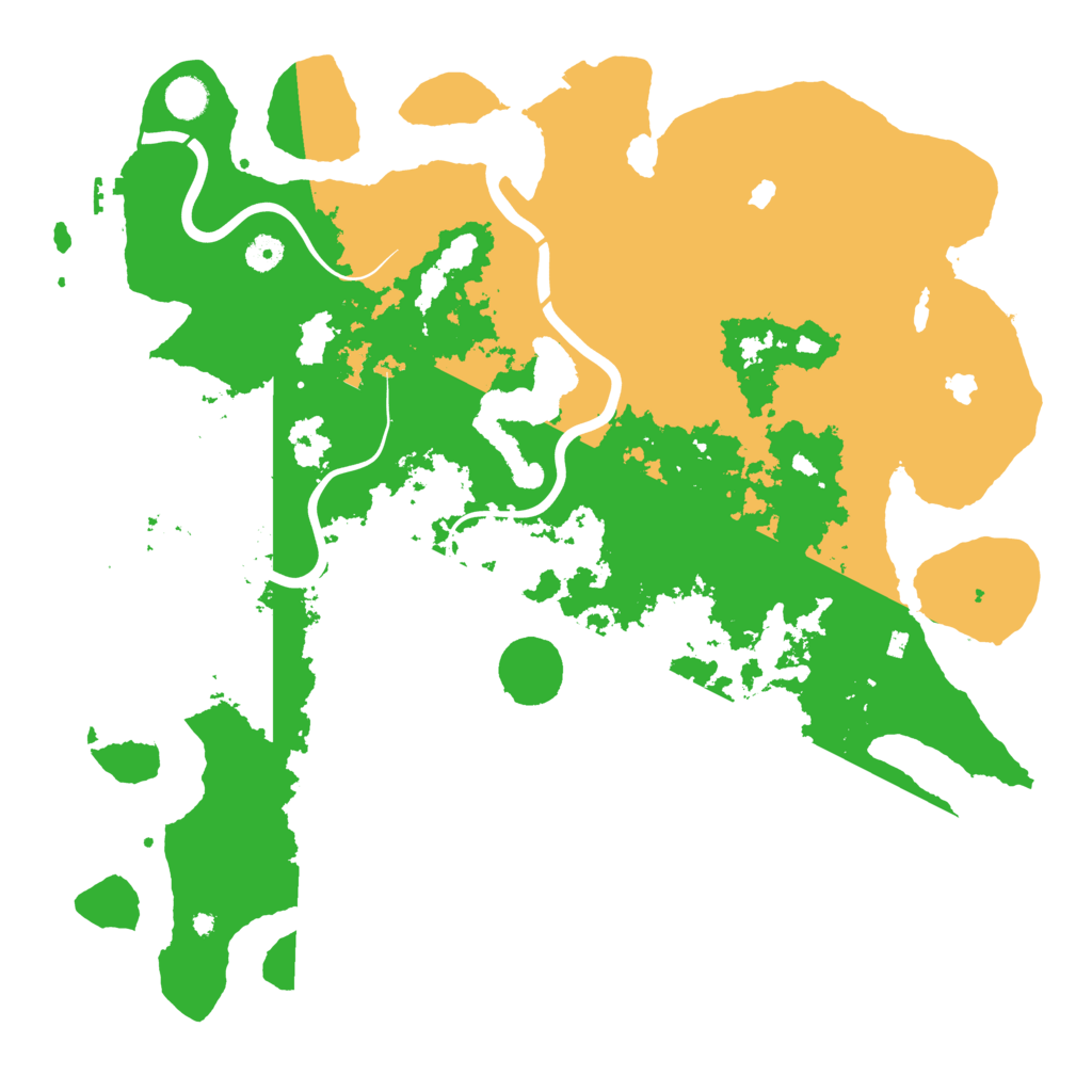 Biome Rust Map: Procedural Map, Size: 4500, Seed: 233148818
