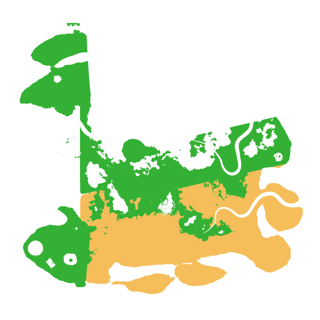 Biome Rust Map: Procedural Map, Size: 3749, Seed: 822215108