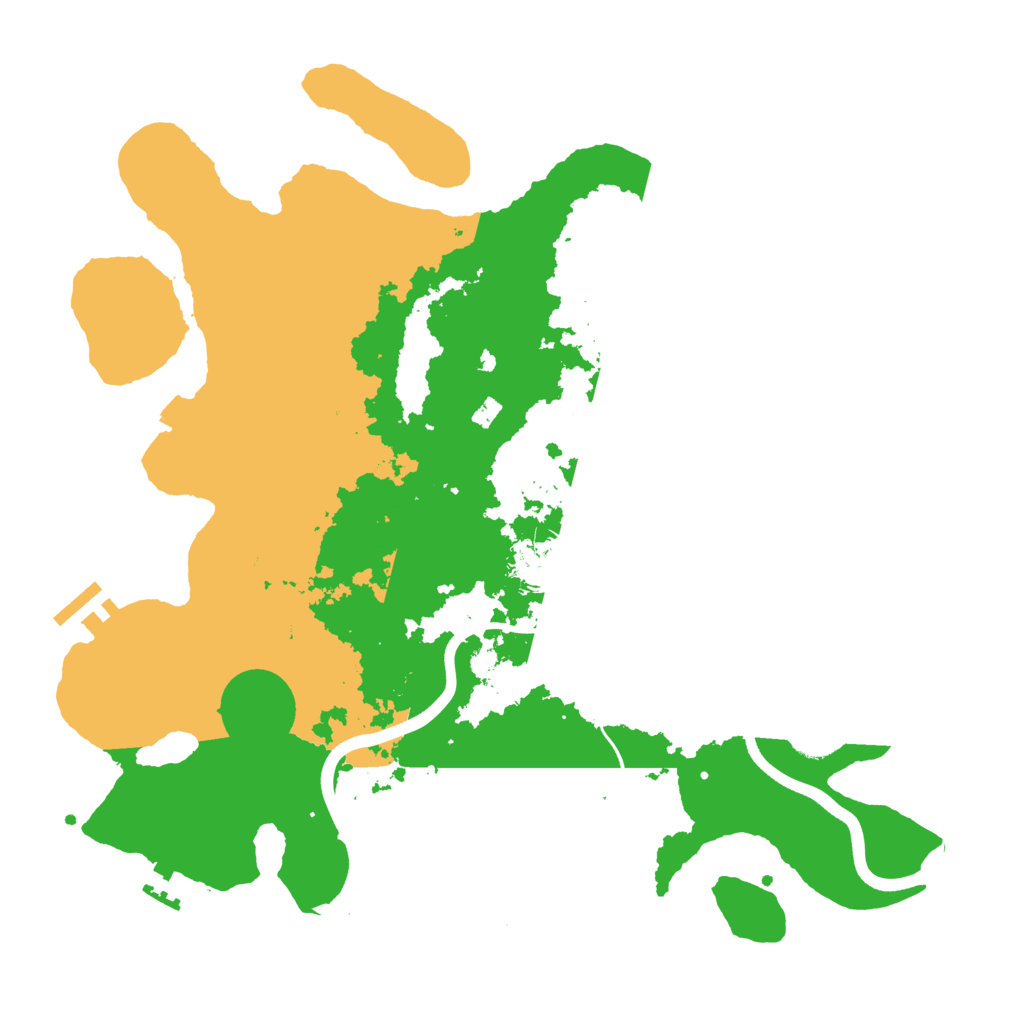 Biome Rust Map: Procedural Map, Size: 3700, Seed: 1095969680