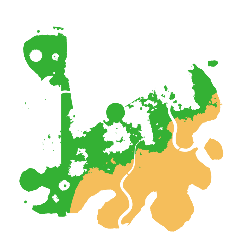 Biome Rust Map: Procedural Map, Size: 3500, Seed: 1202980065