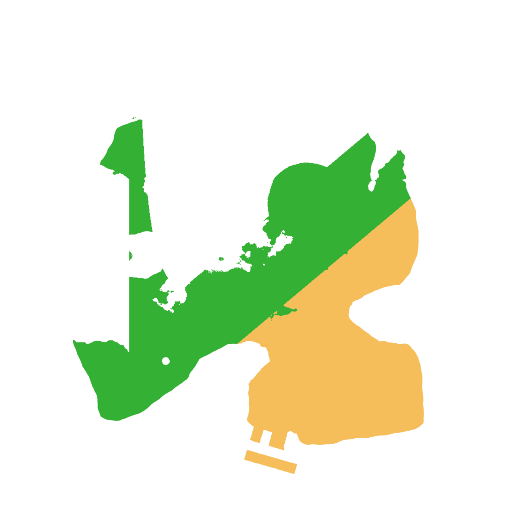 Biome Rust Map: Procedural Map, Size: 2000, Seed: 964444826