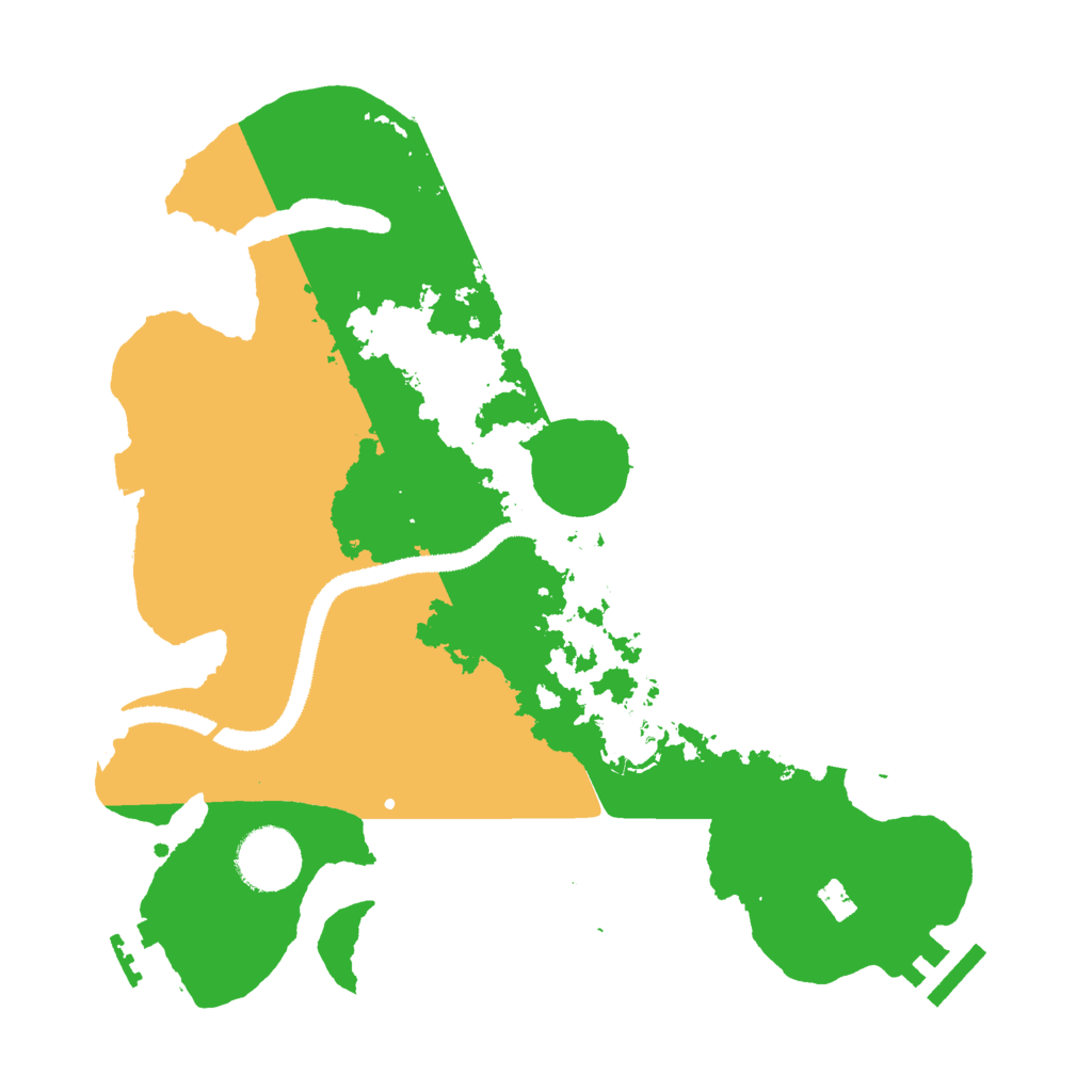 Biome Rust Map: Procedural Map, Size: 3000, Seed: 93717