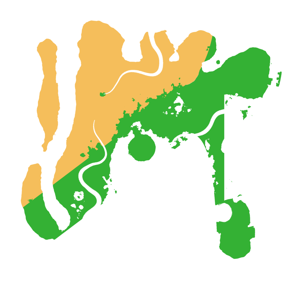 Biome Rust Map: Procedural Map, Size: 3000, Seed: 754015235