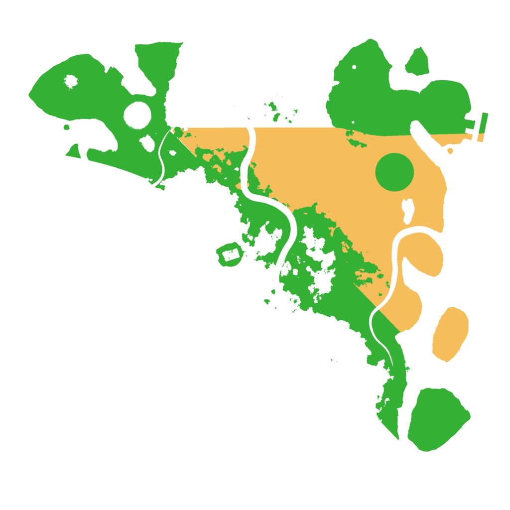 Biome Rust Map: Procedural Map, Size: 3500, Seed: 5278150