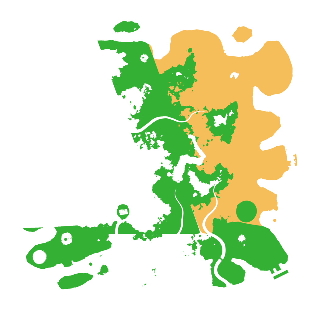 Biome Rust Map: Procedural Map, Size: 4000, Seed: 1450288375