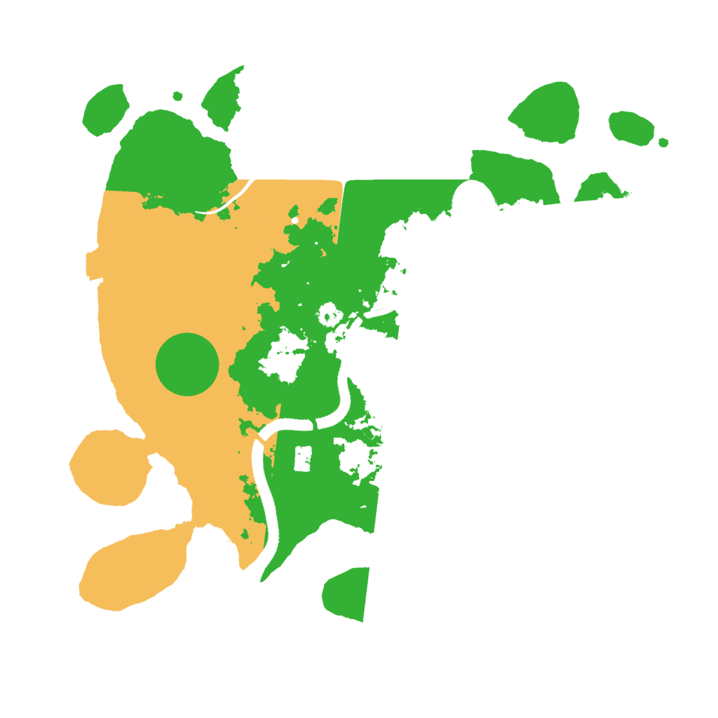 Biome Rust Map: Procedural Map, Size: 3001, Seed: 18527