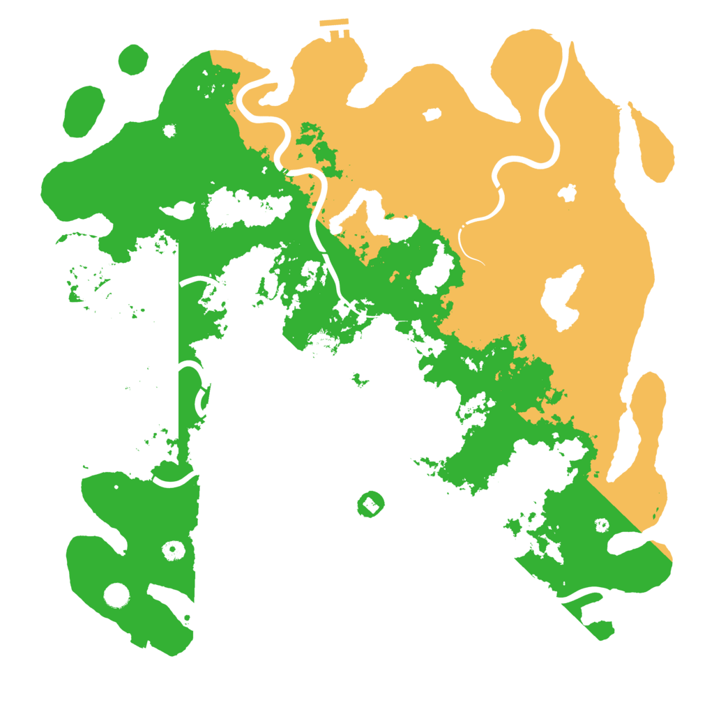 Biome Rust Map: Procedural Map, Size: 5000, Seed: 1671418165