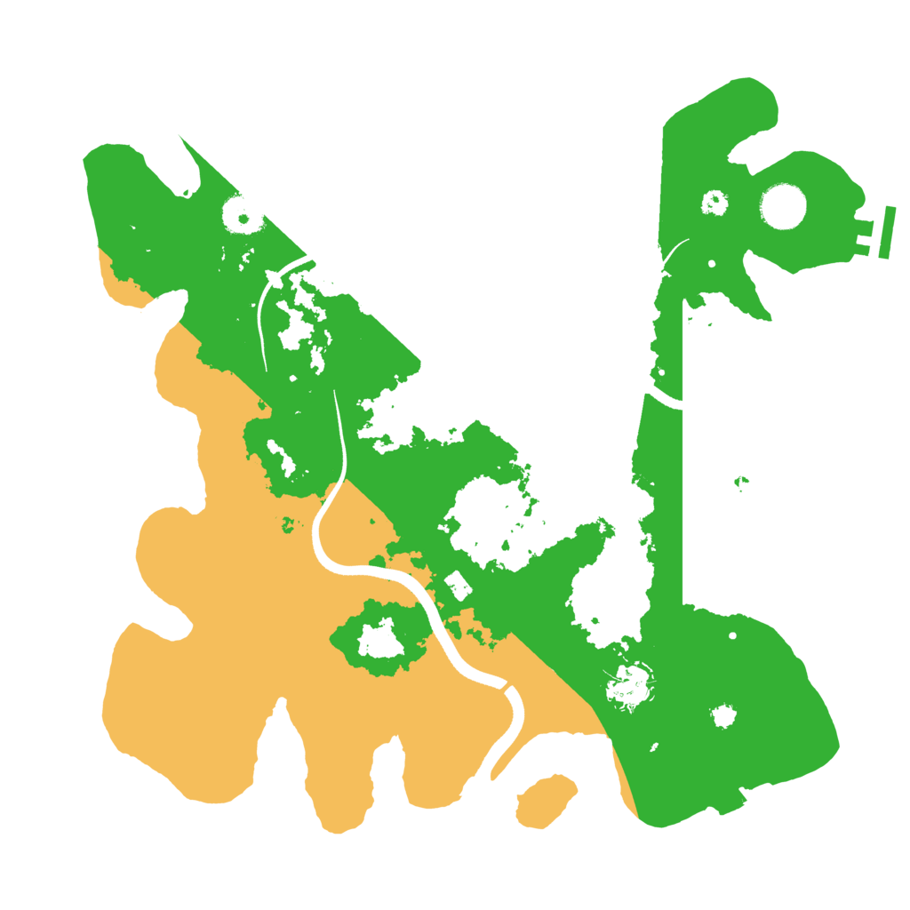 Biome Rust Map: Procedural Map, Size: 3500, Seed: 1173478520