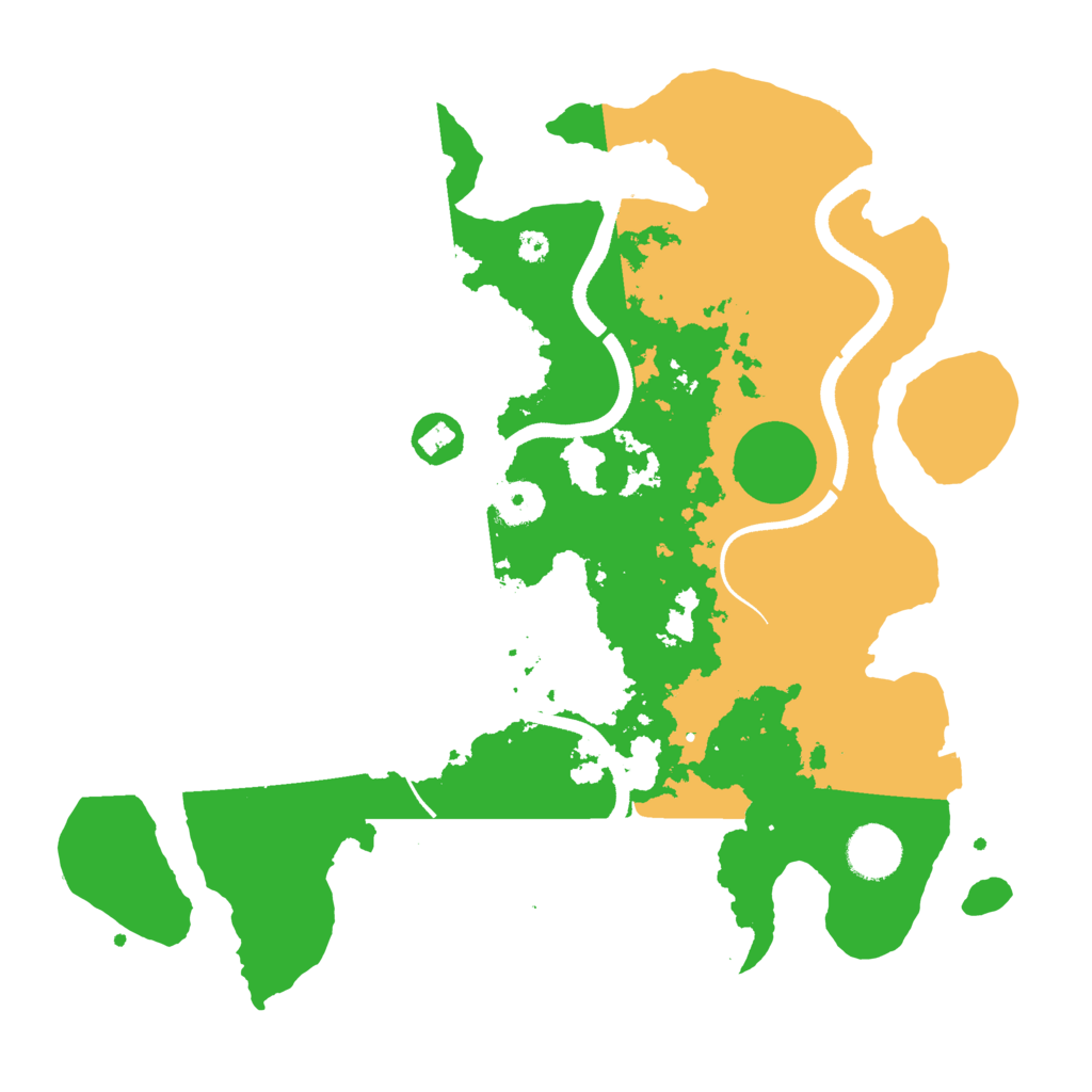 Biome Rust Map: Procedural Map, Size: 3500, Seed: 318454718