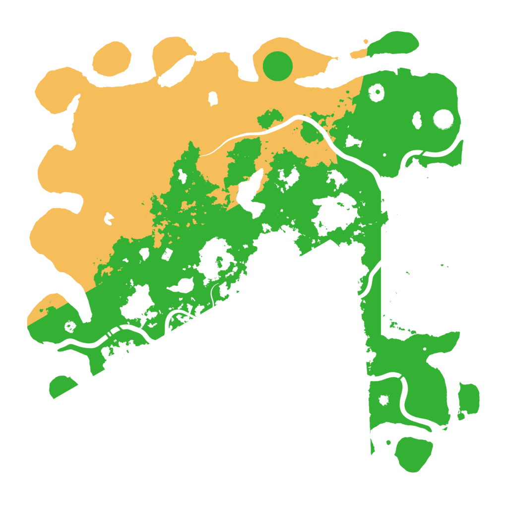 Biome Rust Map: Procedural Map, Size: 4500, Seed: 174495359