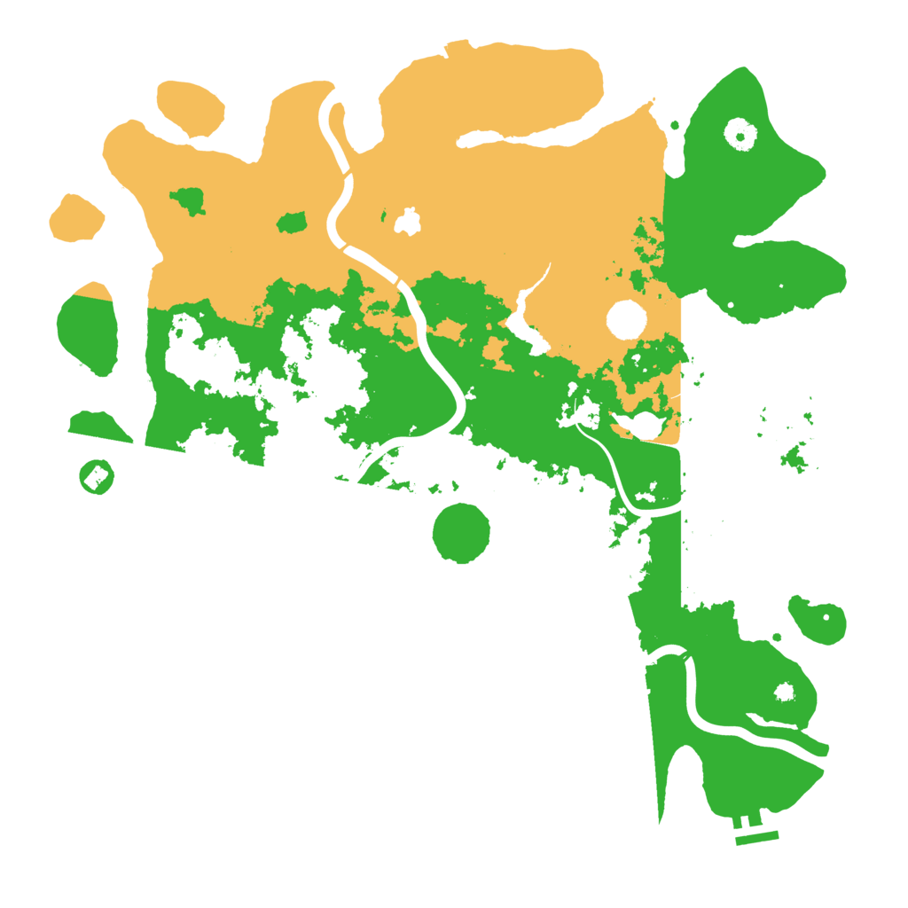 Biome Rust Map: Procedural Map, Size: 4250, Seed: 1216718507