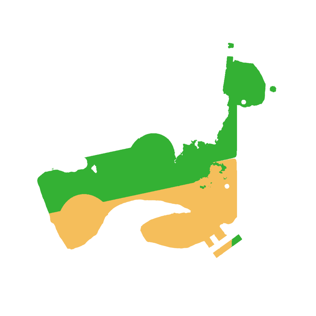 Biome Rust Map: Procedural Map, Size: 2000, Seed: 1740795628