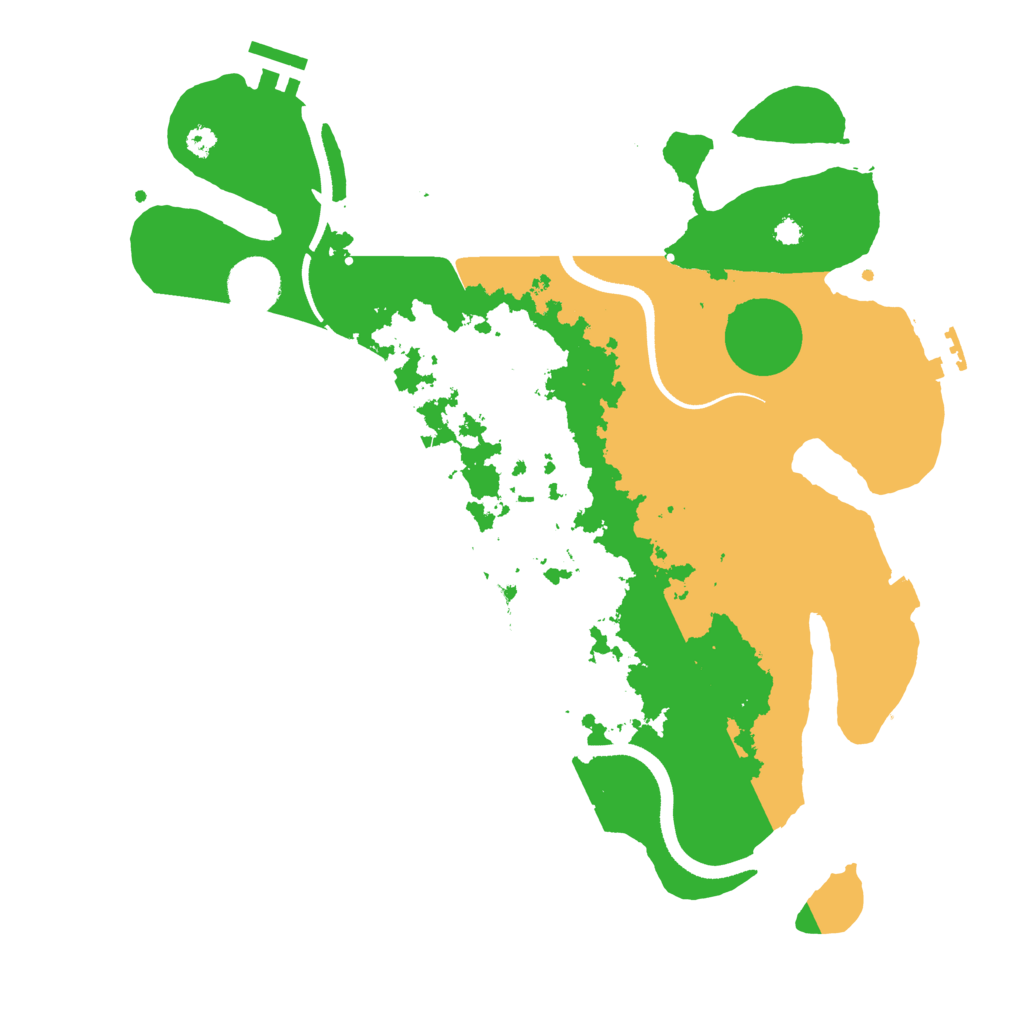 Biome Rust Map: Procedural Map, Size: 3500, Seed: 3456712