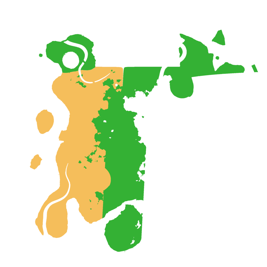 Biome Rust Map: Procedural Map, Size: 3000, Seed: 839989335