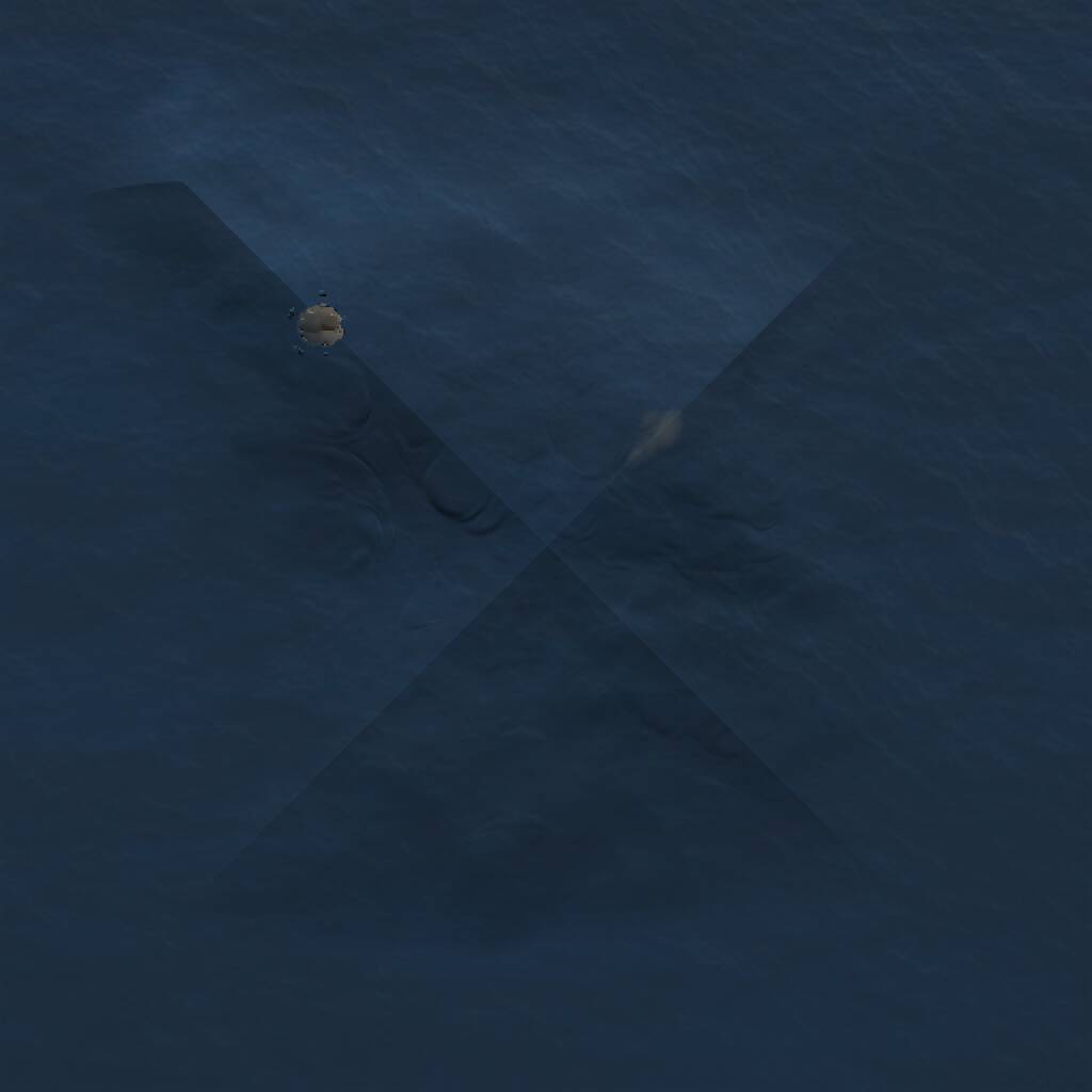 Rust Map: Procedural Map, Size: 1000, Seed: 1050879974, 1 Monuments