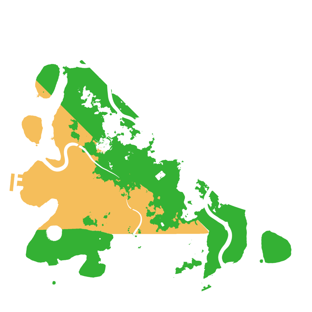 Biome Rust Map: Procedural Map, Size: 3600, Seed: 791741324