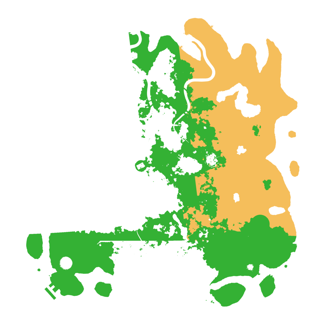 Biome Rust Map: Procedural Map, Size: 4500, Seed: 191529488