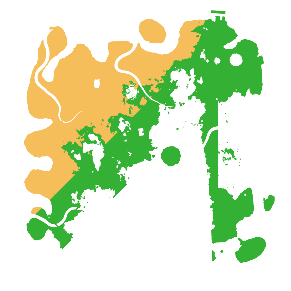 Biome Rust Map: Procedural Map, Size: 4050, Seed: 319895717