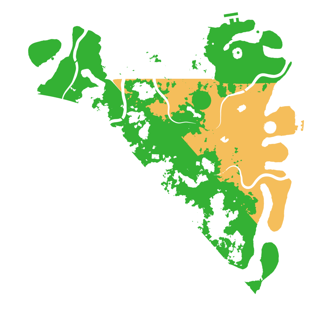 Biome Rust Map: Procedural Map, Size: 4500, Seed: 47832774