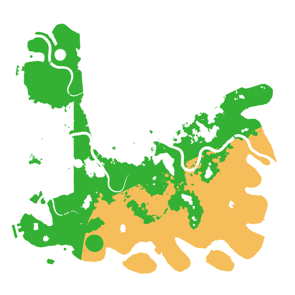Biome Rust Map: Procedural Map, Size: 4500, Seed: 15021970