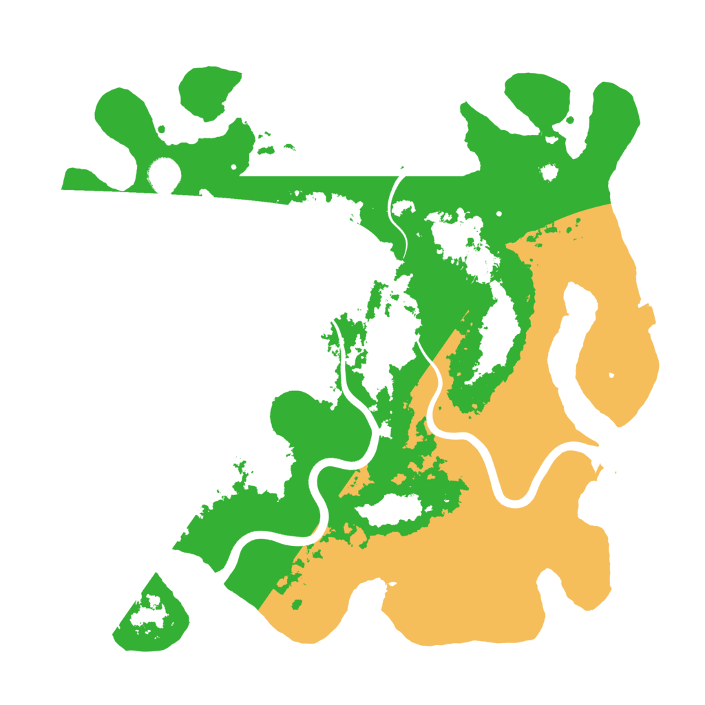 Biome Rust Map: Procedural Map, Size: 3750, Seed: 18673536