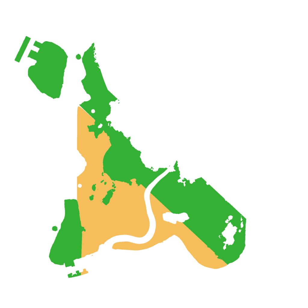 Biome Rust Map: Procedural Map, Size: 2300, Seed: 333