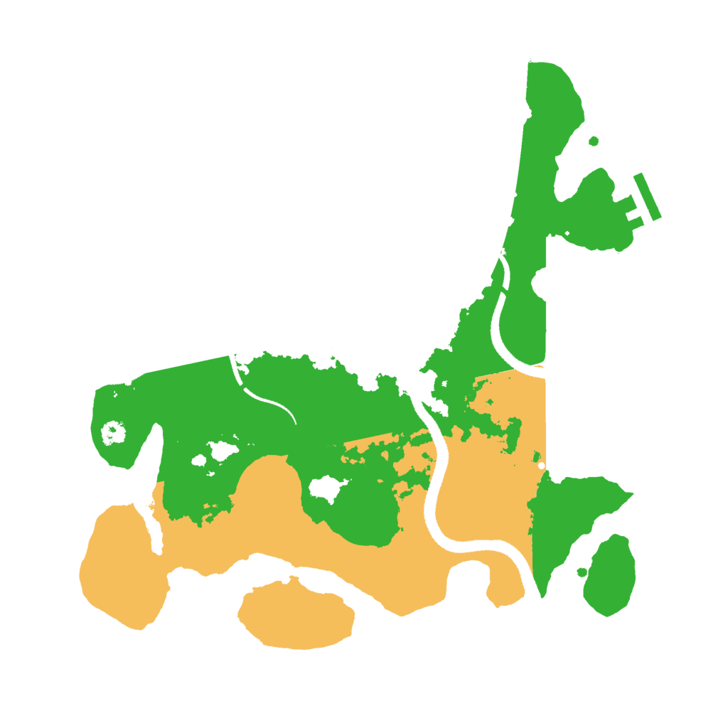 Biome Rust Map: Procedural Map, Size: 3000, Seed: 727883637