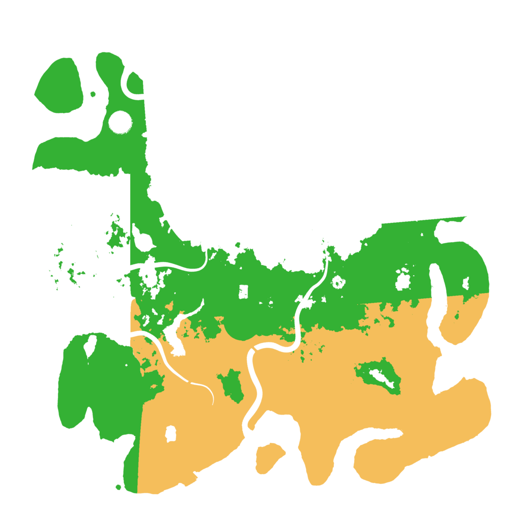 Biome Rust Map: Procedural Map, Size: 4000, Seed: 1234325124