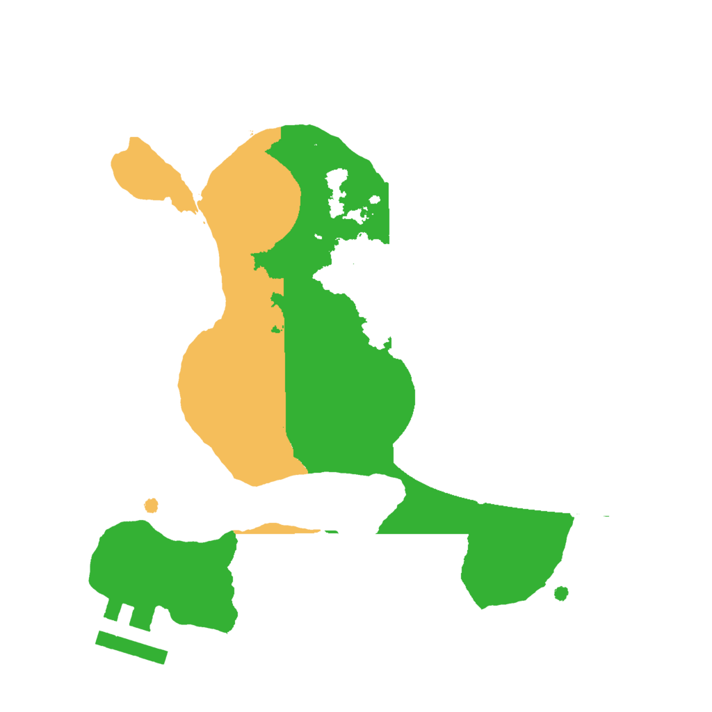 Biome Rust Map: Procedural Map, Size: 2000, Seed: 1349423137