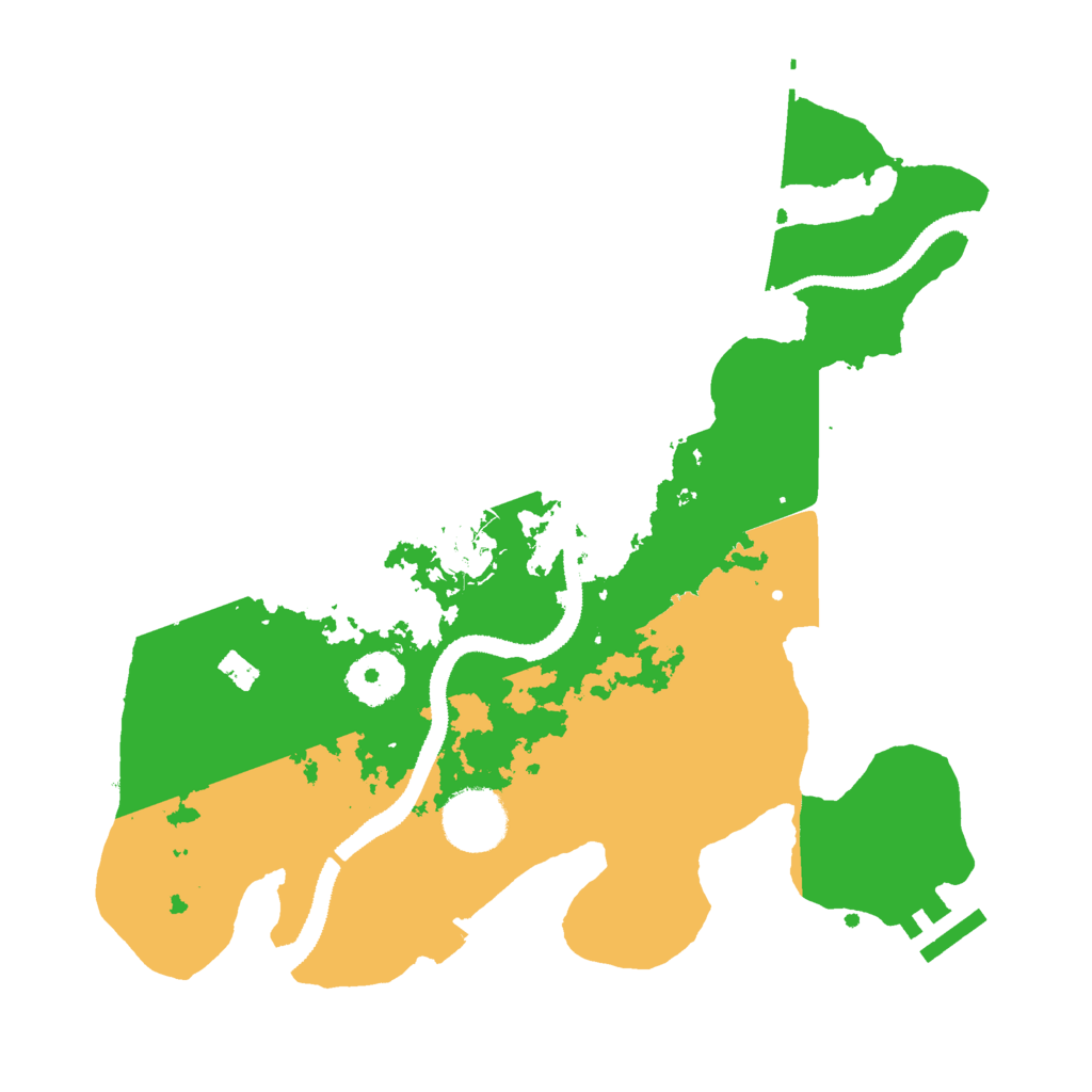 Biome Rust Map: Procedural Map, Size: 3000, Seed: 1253760138
