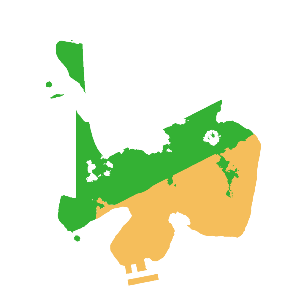 Biome Rust Map: Procedural Map, Size: 2000, Seed: 1209298349