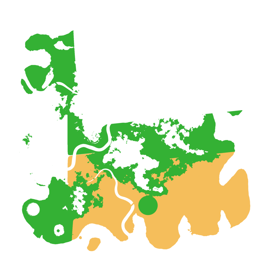 Biome Rust Map: Procedural Map, Size: 3700, Seed: 1888948029