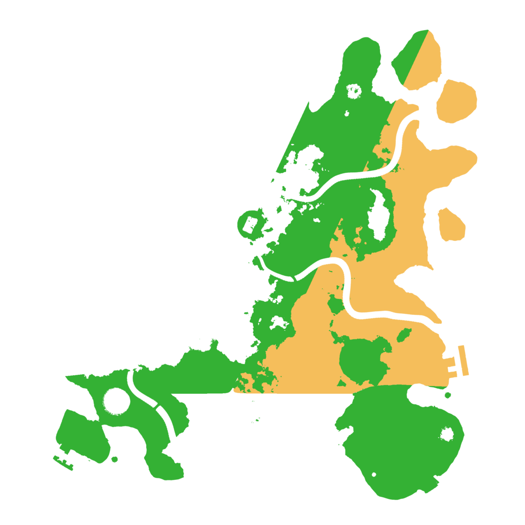 Biome Rust Map: Procedural Map, Size: 3500, Seed: 769180416