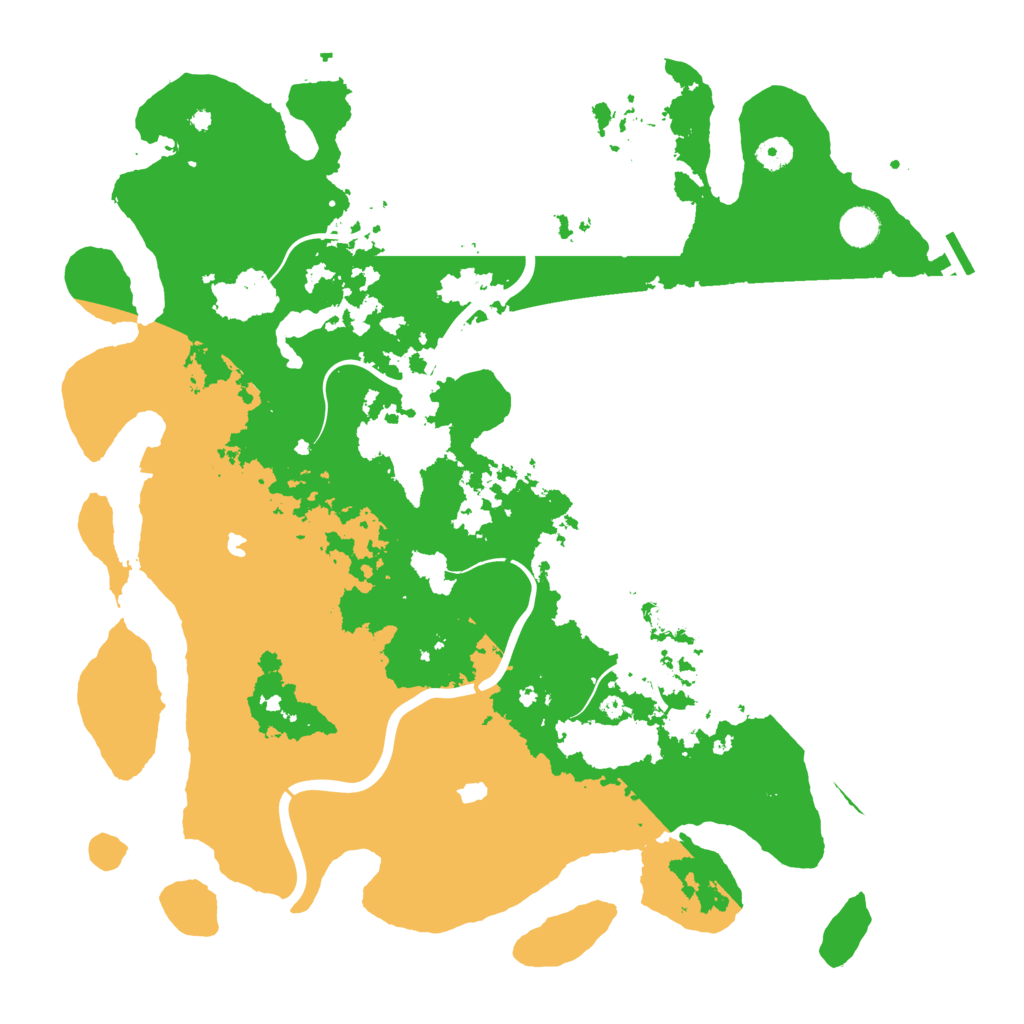 Biome Rust Map: Procedural Map, Size: 4500, Seed: 22278