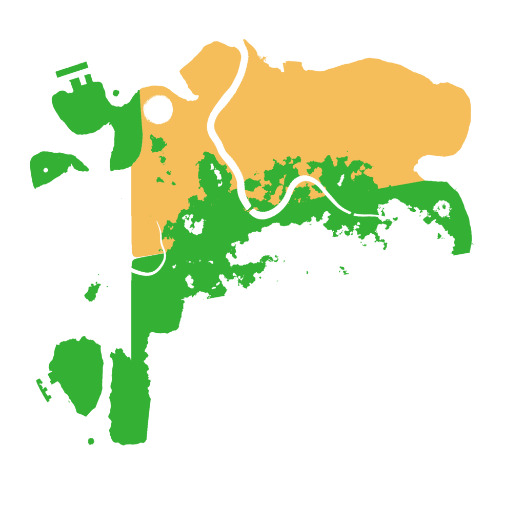 Biome Rust Map: Procedural Map, Size: 3250, Seed: 477709938