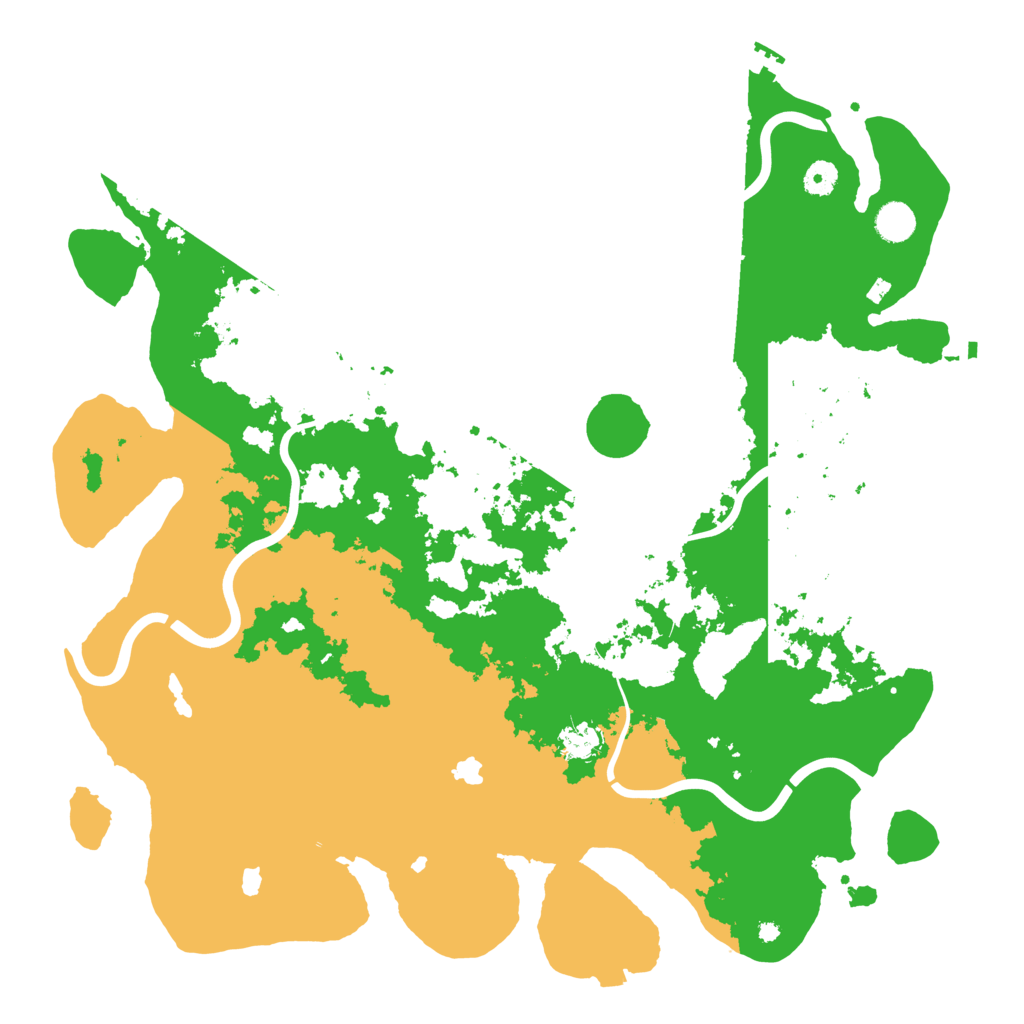Biome Rust Map: Procedural Map, Size: 4500, Seed: 347855438