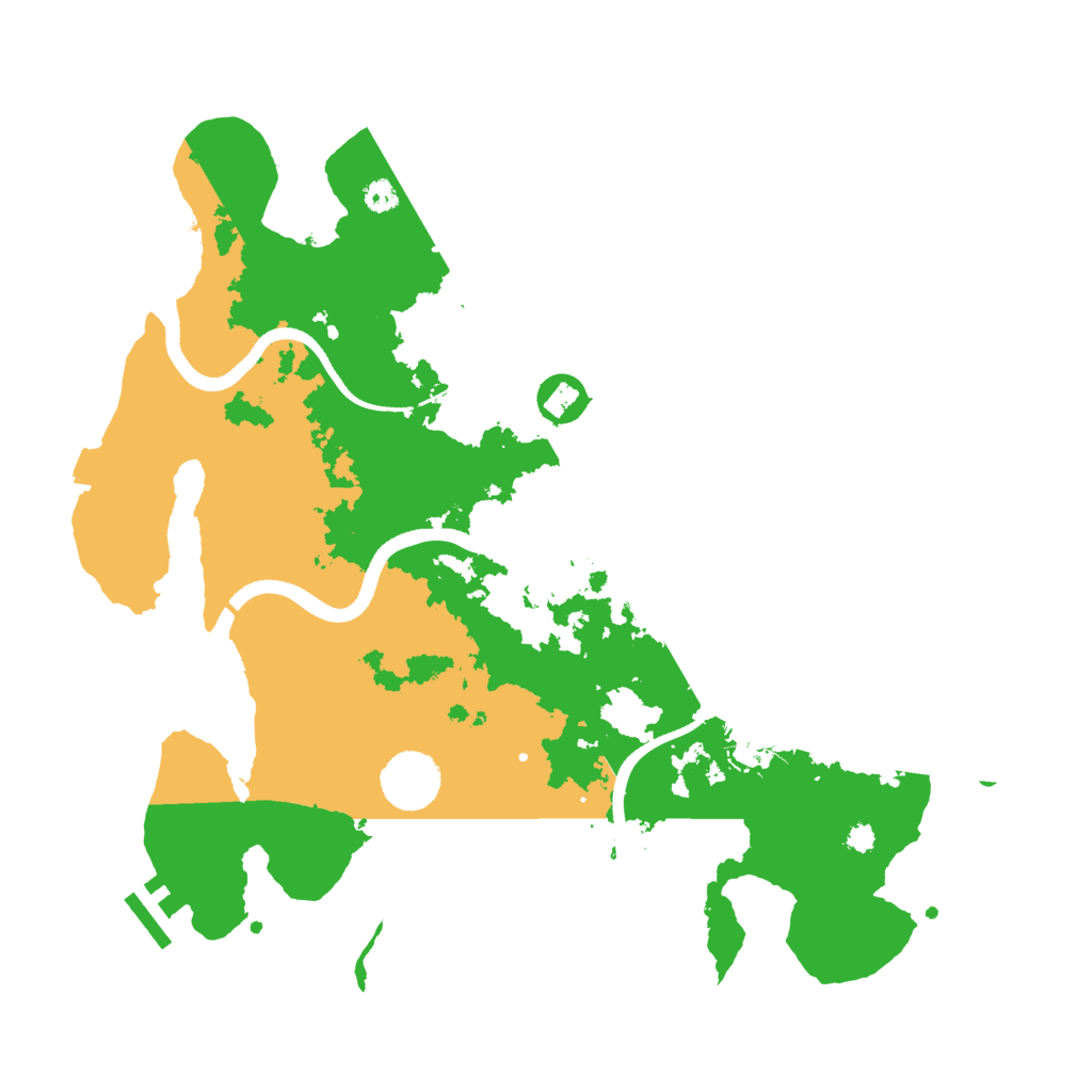 Biome Rust Map: Procedural Map, Size: 3500, Seed: 82069053